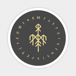 wardruna vikings norse-mythology-symbols Magnet